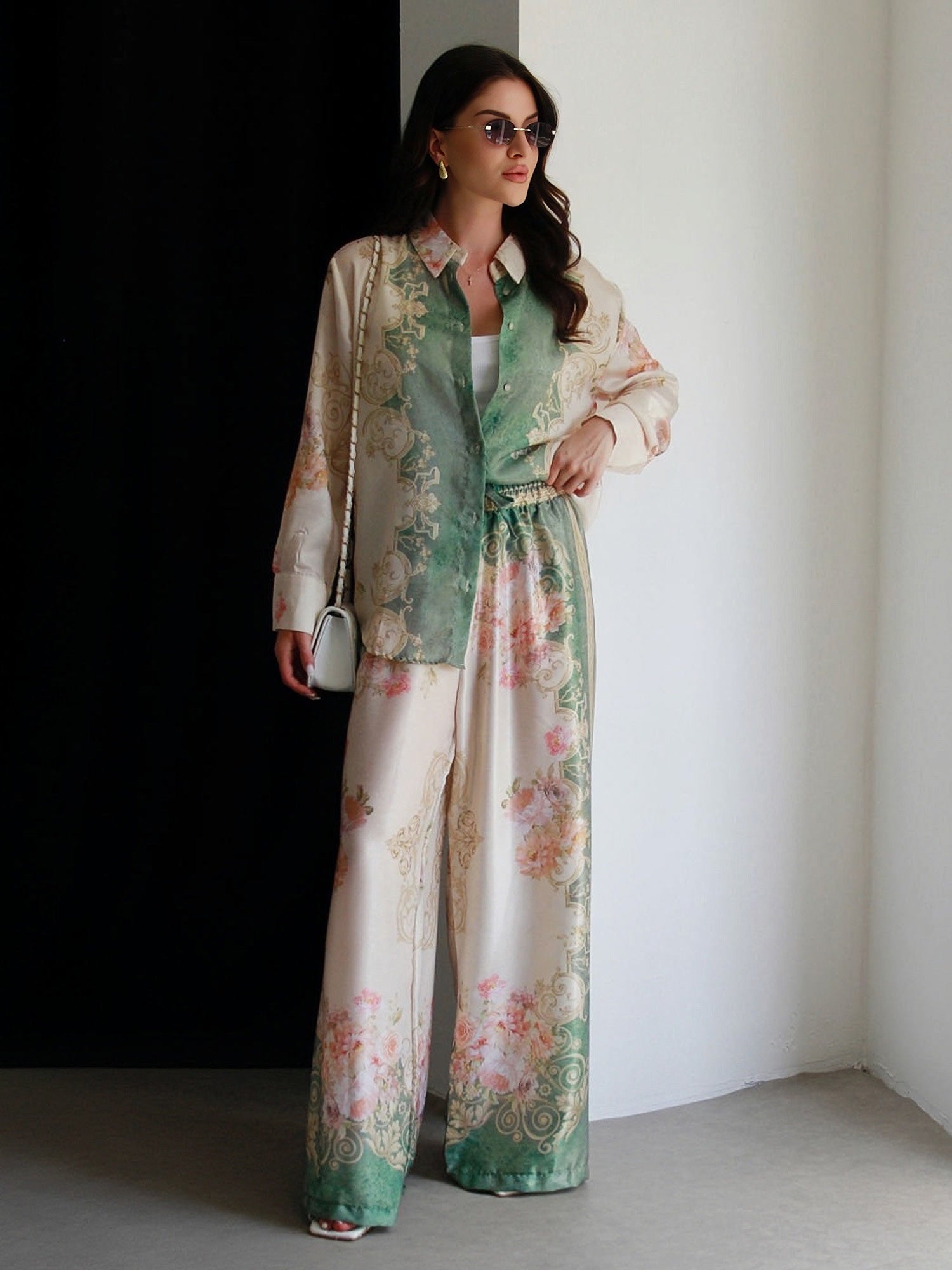 Regal Flow Wide-Leg Pants