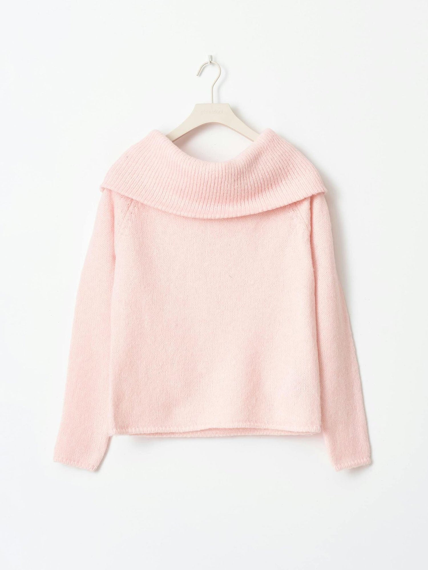 Off Shoulder Collar Top Sweet Versatile Fit