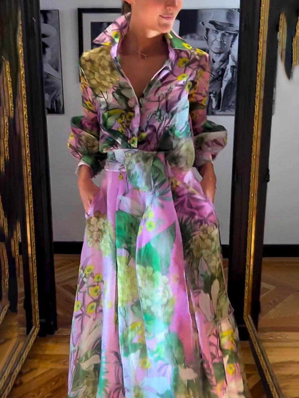 Vibrant Floral Breeze Shirt