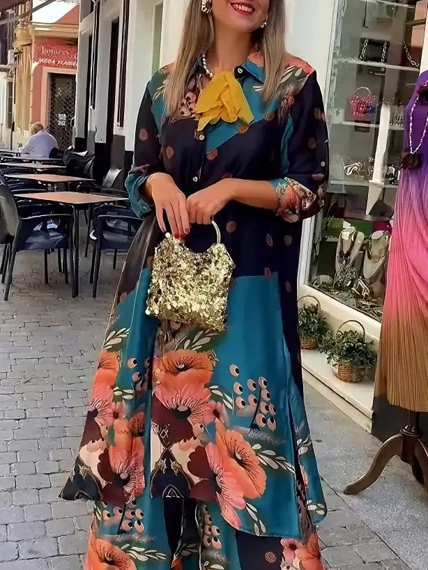 Floral Whisper Long Shirt